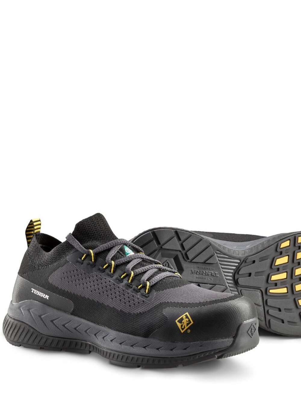 Terra Men ECLIPSE COMPOSITE TOE ATHLETIC SAFETY WORK SHOE (BLACK)